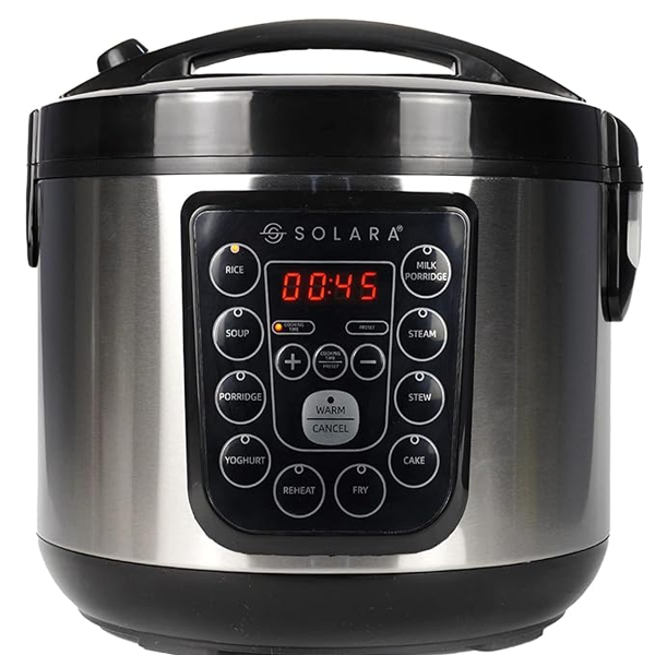 Multipurpose Rice Cooker SOLARA MultiPurpose Electric Rice Cooker, 4 Litre - Cool Touch ...